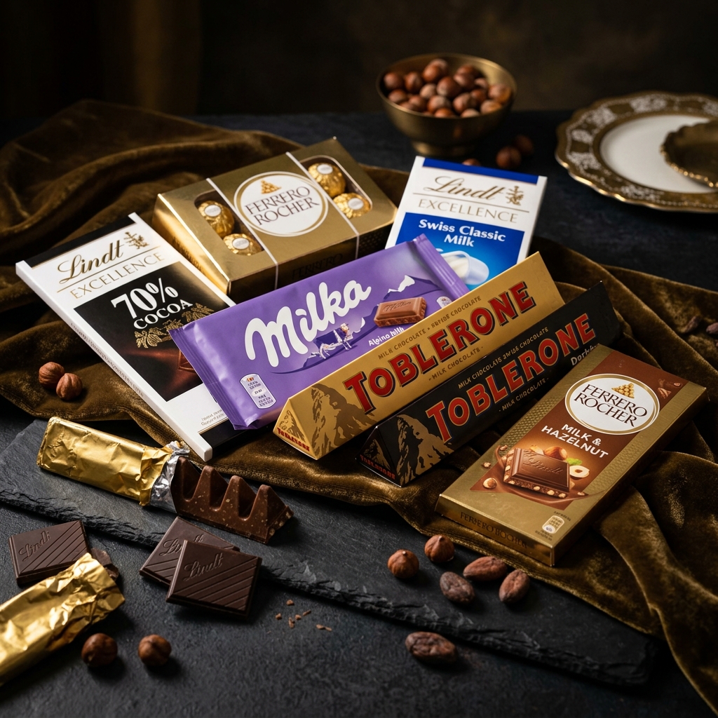 Premium imported chocolates collection